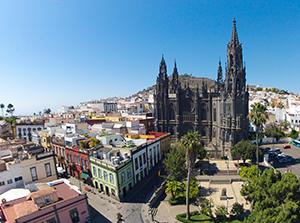 Arucas town in north Gran Canaria