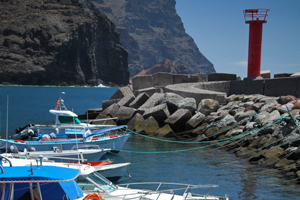 La Aldea town in west Gran Canaria