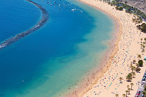 Las Teresitas beach in north Tenerife