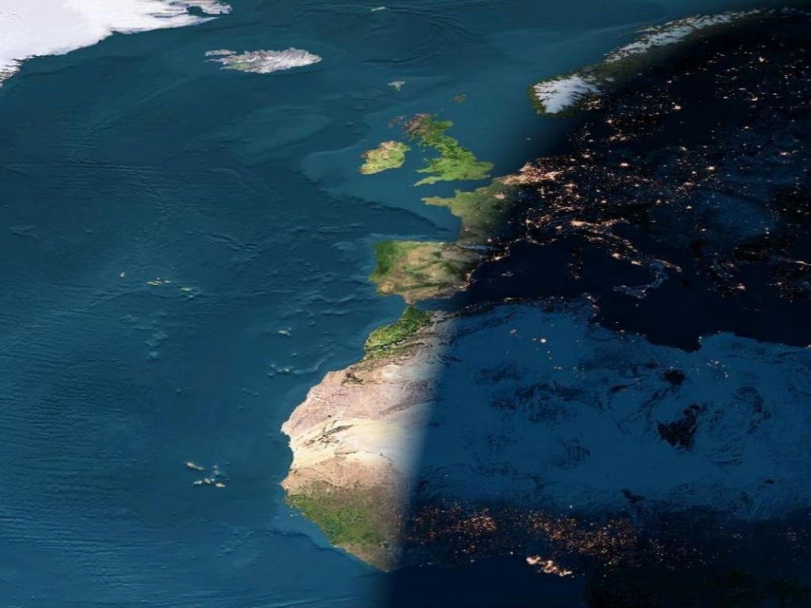 The Canary Islands latitude