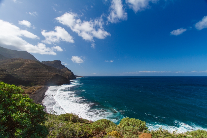 El Risco Beach in northwest Gran Canaria